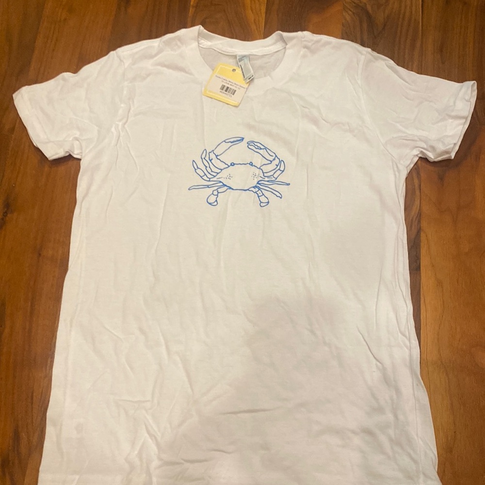 Honey Bees Tees Kinda Crabby White Short Sleeve T